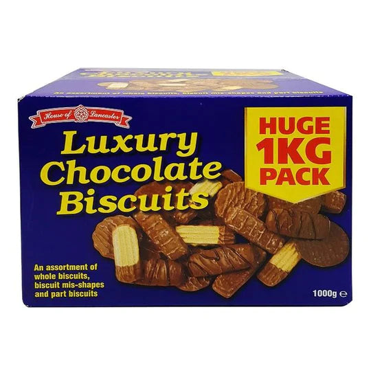 LUXURY CHOCOLATE BISCUITS ASSORTMENT 1000G