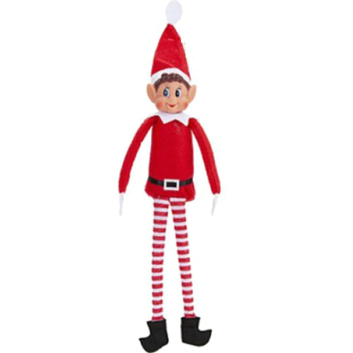 LONG LEG BOY ELF WITH HAT 12"