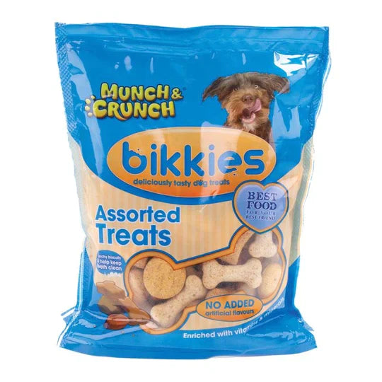 MUNCH & CRUNCH BIKKIES ASSORTED TREATS 400G