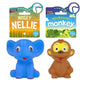 LAMB ELEPHANT & MONKEY VINYL SQUEAKY TOYS