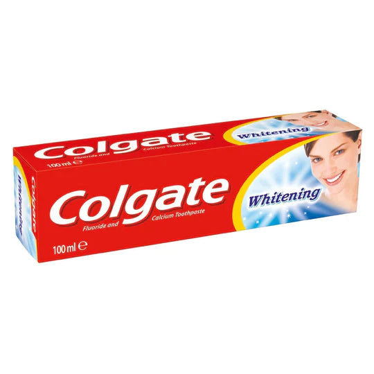 COLGATE TOOTHPASTE WHITENING 100ML - CASE OF 12